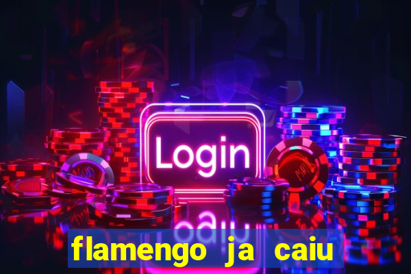 flamengo ja caiu para serie b